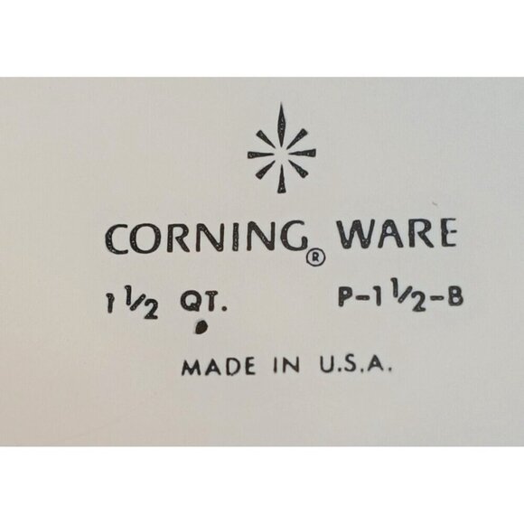 Corning Ware Blue Cornflower Casserole Dishes Set With Lid 1 Qt & 1.5 Qt Vintage - Picture 4 of 9